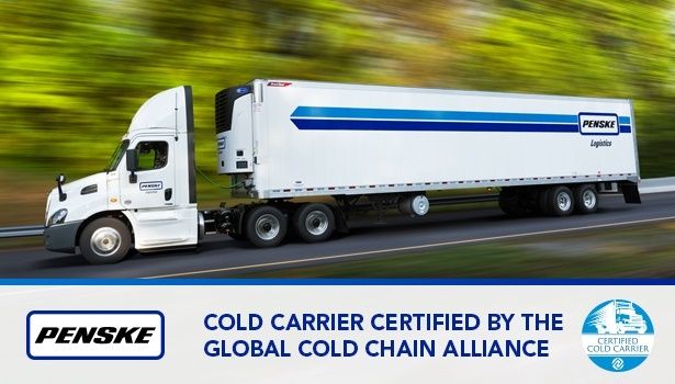 Penske Logistics Earns Cold Carrier Certification from Global Cold